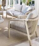 Customized High End Nordic Garden Solid Wood Sofa Set Outdoor Teak Leisure Table