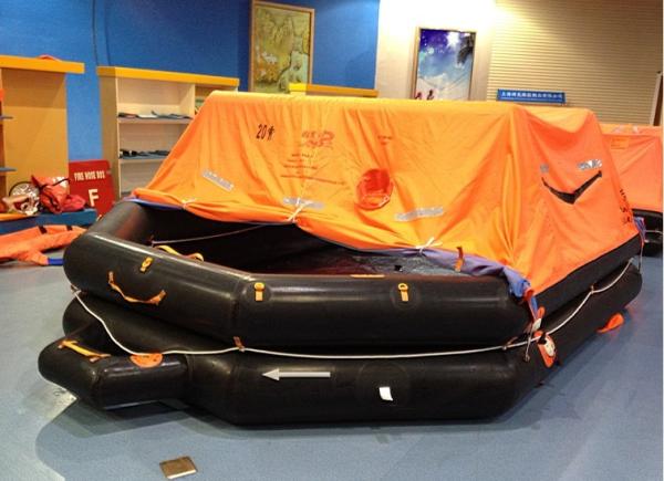 Buy cheap Throw Over Board Inflatable Liferaft For 6 persons from wholesalers