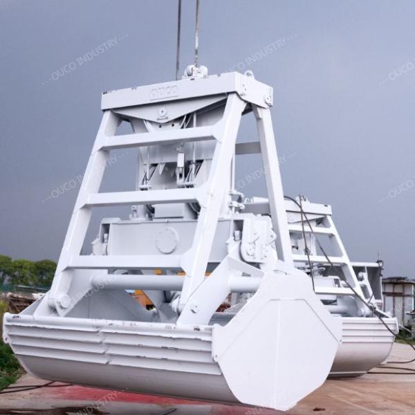 Quality 13CBM Hydraulic Wireless Remote Control Vessel Grabs Clamshell for sale