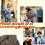 Women's Girl's Crochet Headband Knit hairband Flower Winter Ear Warmer Headwrap