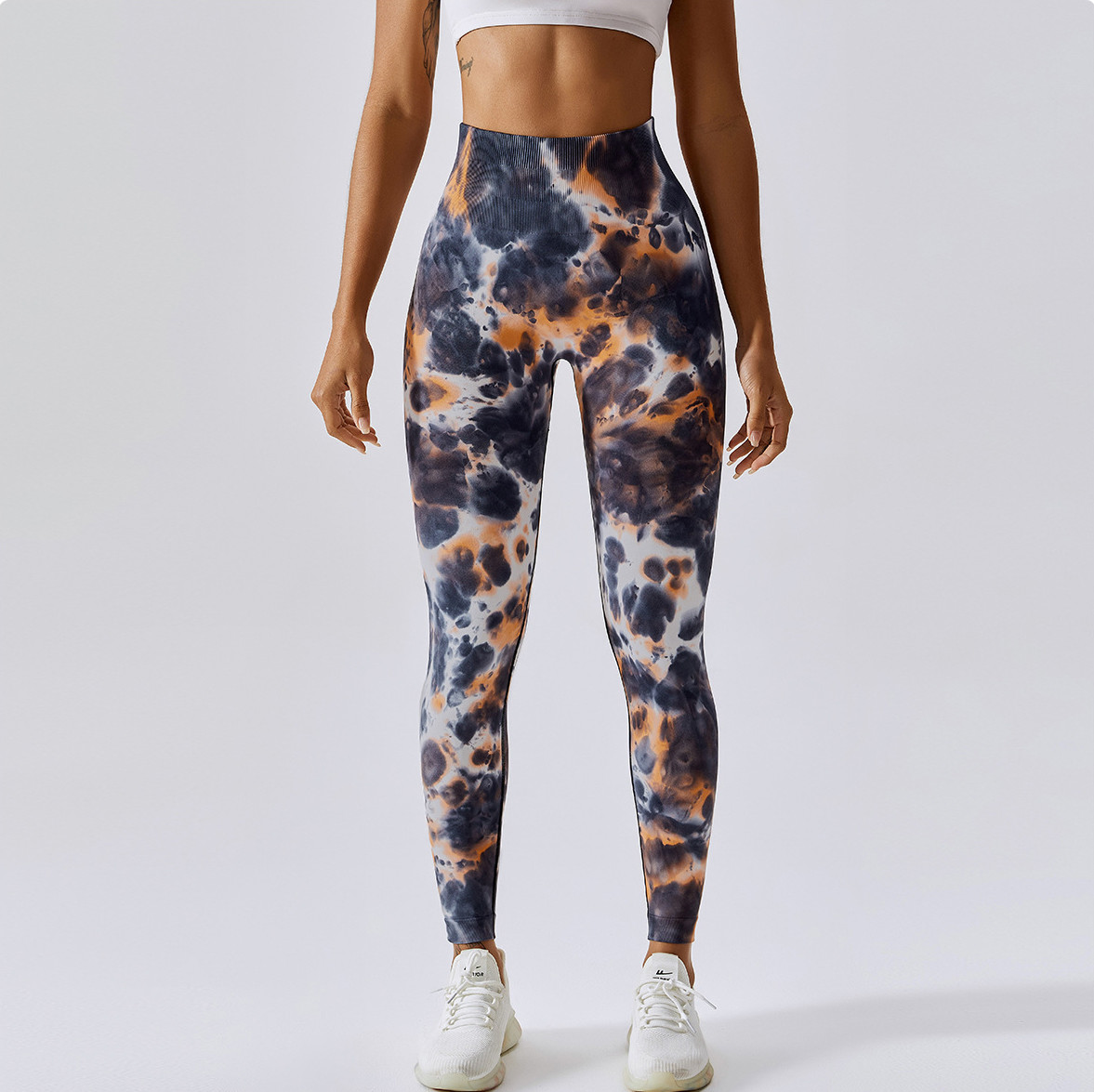 Lightweight Custom Yoga Leggings With Four-Way Stretch