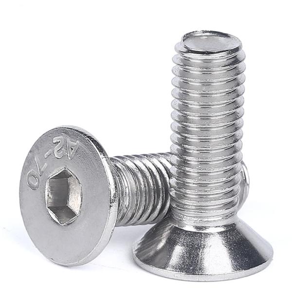 Buy cheap Stainless Steel SS304 SS316 Bright M10 M12 Countersunk Socket Head Screw from wholesalers