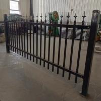Buy cheap Wholesale 6ftx8ft garden black metal fences anti rust galvanized steel fence product