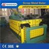 Buy cheap Forward Out Hydraulic Metal Baler Machine 1350kN Aluminum Scrap Baler from wholesalers