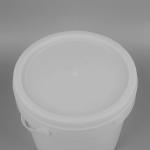 Thermal Transfer Round Plastic Bucket 4 Liter For Wall Paint Glue