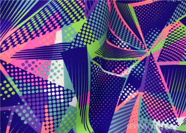 Buy cheap Heaven Print Fashionable Eco Friendly Bathing Suits Fabric 79% Repreve Nylon from wholesalers