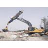 Buy cheap Hydraulic ClamShell Telescopic Excavator Boom Long Reach Arm 5845mm Radius from wholesalers