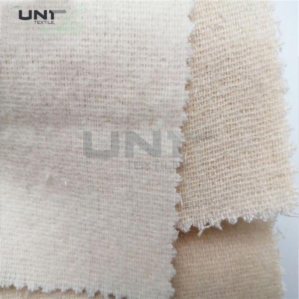 Buy cheap Woven Shrink Resistant Necktie Interlining Fusible Adhesive Wool Interlining from wholesalers
