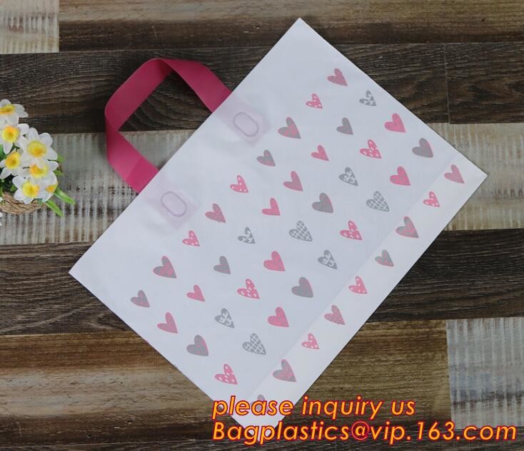 Soft Loop Handle Plastic Bags for carrying food,Starch Oxo Biodegradable Soft Loop Handle Plastic Bag For Grocery bageas