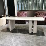 Modern Restaurant Rectangle Marble Top Table Luxury Dining Room Furniture