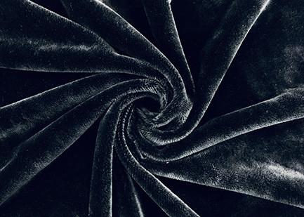 Buy cheap 220GSM Fluffy Micro Velvet Fabric / Black Velvet Material 100% Polyester from wholesalers
