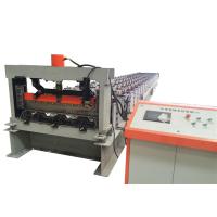 Buy cheap Metal Floor Deck Roll Forming Machine 4Kw PLC Control Automatic Crimping product