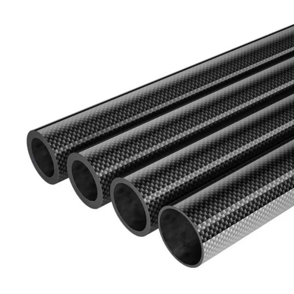 Buy cheap 100% 3K Glossy Finish Carbon Fiber Pipe Tube Strong Corrosion Resistance from wholesalers