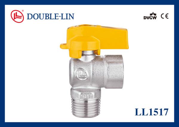 Buy cheap Aluminium Handle Male x Female Brass Gas Ball Valve from wholesalers
