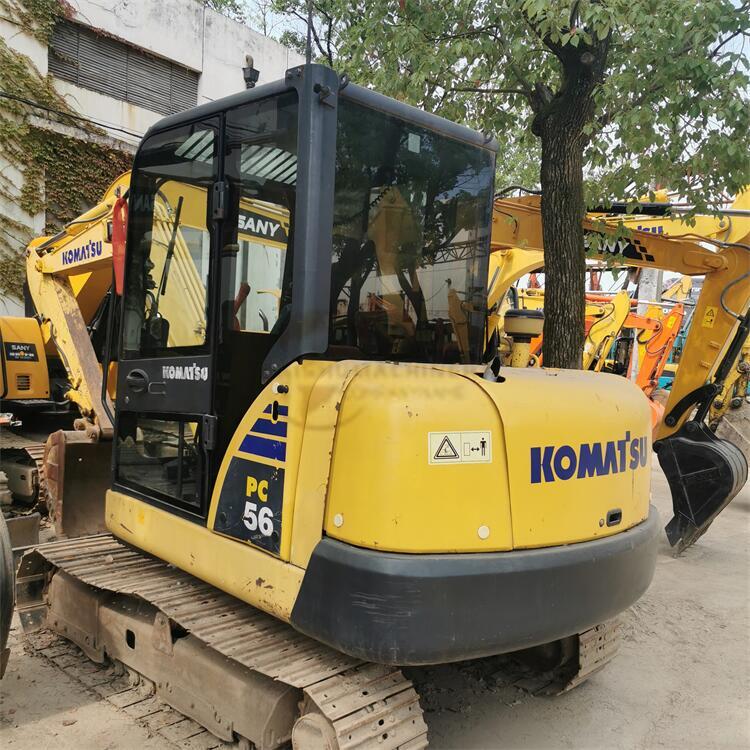 Low Working Hours 2020 Komatsu PC56 Excavator Made in Japan with S4D87E-1 Engine Type