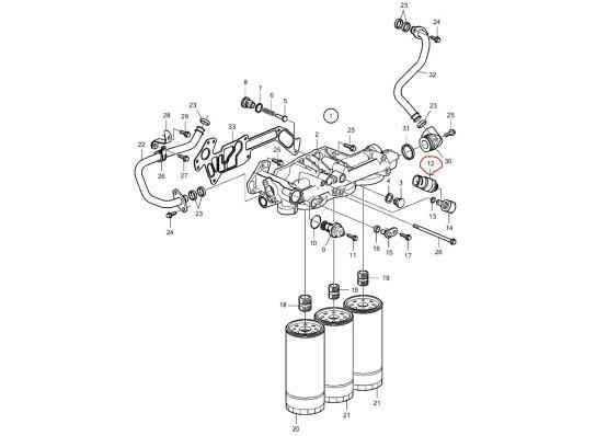 Buy cheap Silver 52609076 Penta Oil Pressure Sensor from wholesalers