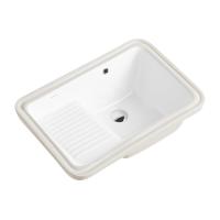 Buy cheap Vanity Rectangular Under Counter Wash Basin Ceram Material product
