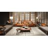 Buy cheap Modern Italian Sectional L Shaped Corner Fabric Couch Living Room Sofa from wholesalers