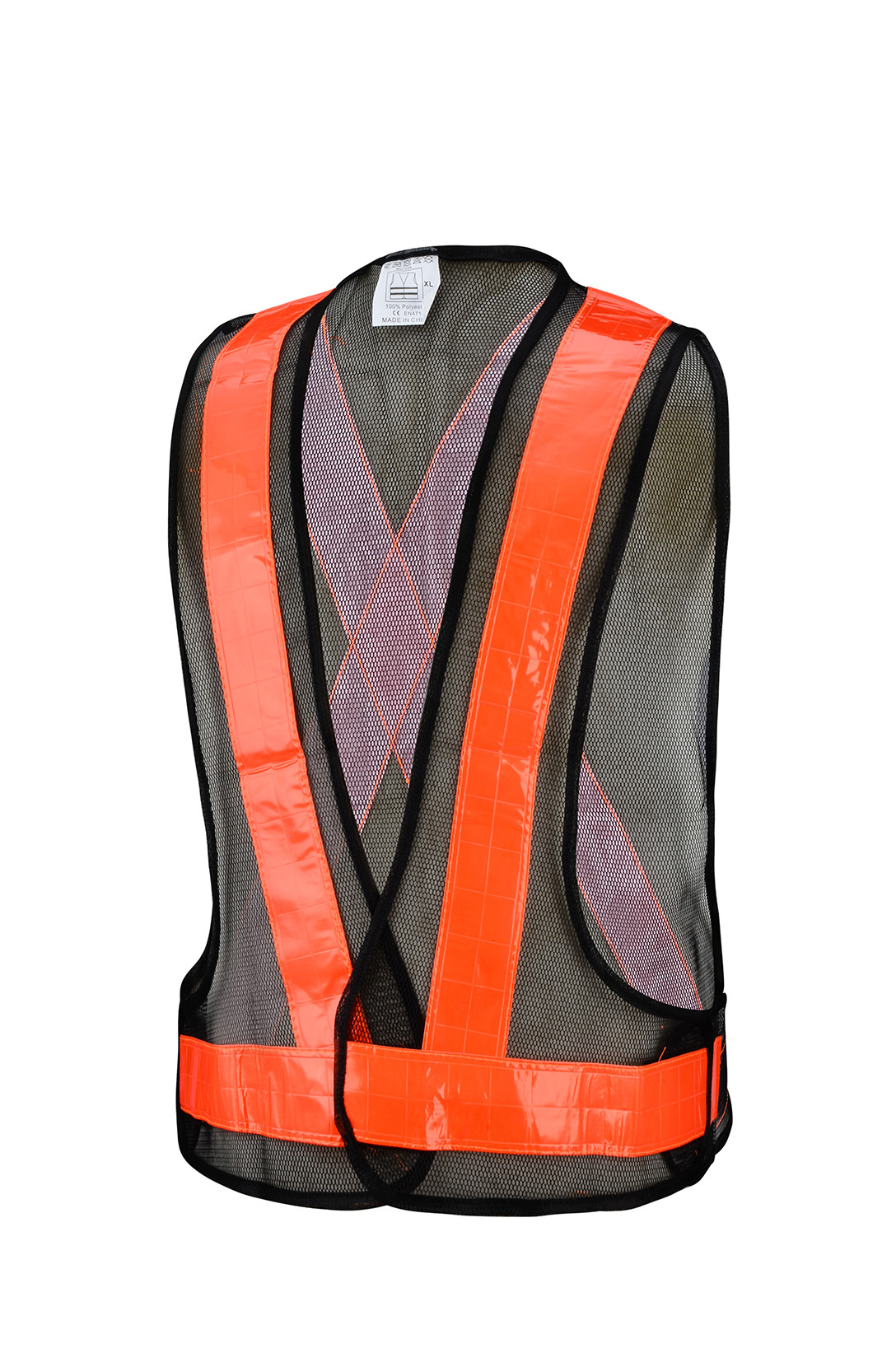 High Visibility Mesh Reflective Vest 120g Mesh Safety Vest With Pockets
