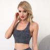 Buy cheap Body Fit Smoky Gray Double Layer Sports Bra / Full Figure Sports Bra 210g from wholesalers