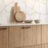 Buy cheap Wall Modern Kitchen Cabinet Villa Designs Simple Custom Luxury Wood Veneer Kitchen Cabinet from wholesalers