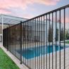 Buy cheap Matte Black Metal Aluminum Slat Pool Fencing Commerical Modern from wholesalers