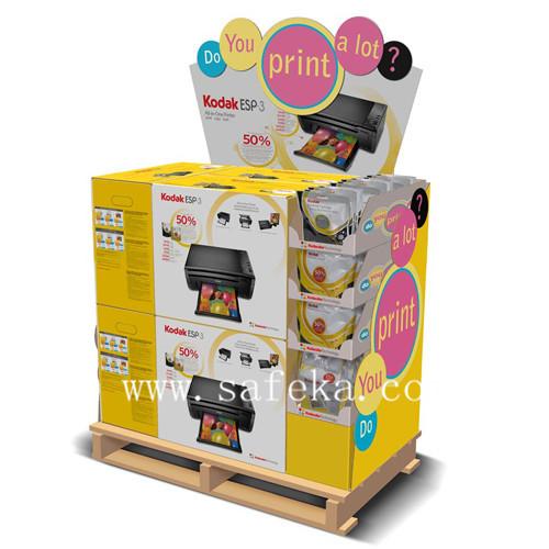 Buy cheap pos supermarket cardboard pallet displays for Kodax promotion from wholesalers