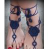 Buy cheap Crochet Barefoot, Nude shoes, Foot Jewelry, Beach Wedding, Sexy Anklet , Bellydanc from wholesalers