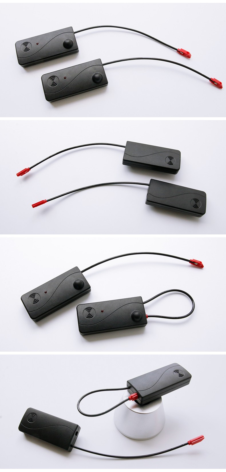 Security anti theft 3 alarming eas security tags self alarm tag