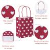 Buy cheap Valentine's Day 2024 Small Gift Shopping Kraft Paper Bags for Jewelry in Custom Color from wholesalers