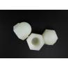 Buy cheap White Nylon Hexagon Domed Cap Nuts M10 DIN 986 Standard Nonmetallic Insert from wholesalers