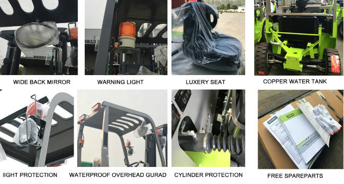 Manufacture Price 2ton 2.5ton 3ton 3.5ton Diesel Electric Montacargas Forklift for Sale