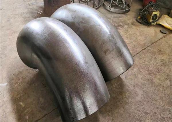 Buy cheap Silver / Black Fabricated Pipe Elbow , Metal Elbow Pipe ASME B16.9 Standard from wholesalers