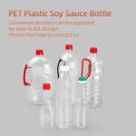 Transparent Plastic Condiment Bottles 500ml 900ml 1800ml 5000ml Olive Oil