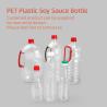 Buy cheap 380ml 500ml 760ml Plastic Condiment Bottles Empty Square Edible Oil Bottle from wholesalers