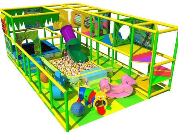 Buy cheap GB Approved Jungle Theme Indoor Playground , EVA Mat Soft Play Indoor Playground from wholesalers