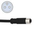 Buy cheap PVC Cable Pre Assembled M8 3 Pin Female Connector IEC 61076-2-104 Straight from wholesalers