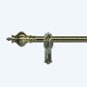 Buy cheap 28mm Single Iron Curtain Rod with accessoris Speical design Living Room Decoration from wholesalers