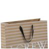 Buy cheap 250gsm Brown Paper Shopping Bags , Commercial Paper Bags Clear Crease from wholesalers