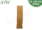Eight Side Sealed Coffee Tea Bags Flat Bottom Kraft Paper With Top Load