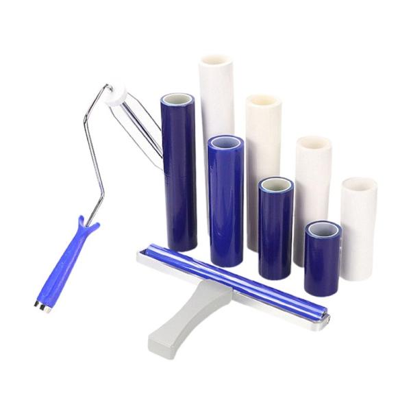 Buy cheap Blue PE Cleanroom Sticky Roller High Quality PCB Lint Roller Cleaner from wholesalers