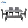 Buy cheap 1800*850mm Knock-Down Solid Top Dining Table With Ceramic Top Dt-996-165 from wholesalers