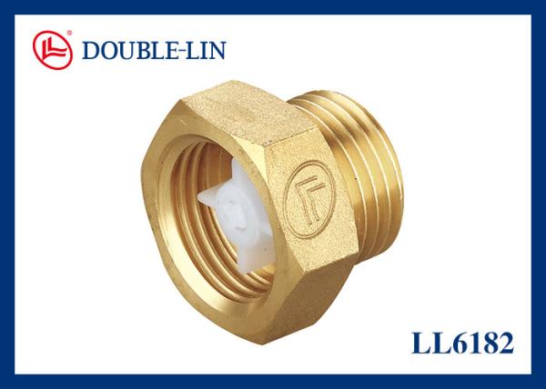 Buy cheap 1/2 " To 3/4 " Female x Male Brass Straight With Check Valve from wholesalers
