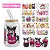 Buy cheap Hot Selling Factory Uv Dtf Cup Wrap Transfers For Coffee Glass Design Cute Cartoon Sticker Cup Wraps Transfers from wholesalers