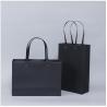 Buy cheap Customized Logo Black Luxury Shopping Gift Paper Bag With Handle with Flexo Printing from wholesalers
