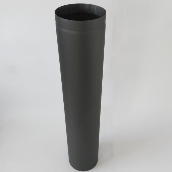 Buy cheap 6 Inch Straight Single Wall Stainless Steel Flue Pipe Black Powder Coated System from wholesalers