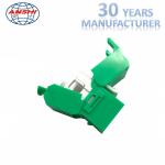 Green Color Rj45 Modular Jack Cat6A Keystone Jack UTP Unshielded 180 Degree