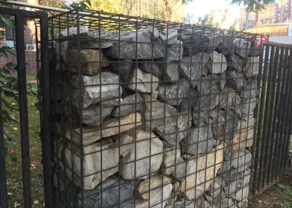 Buy cheap 2x1x1m welded steel mesh Gabion Fence System from wholesalers