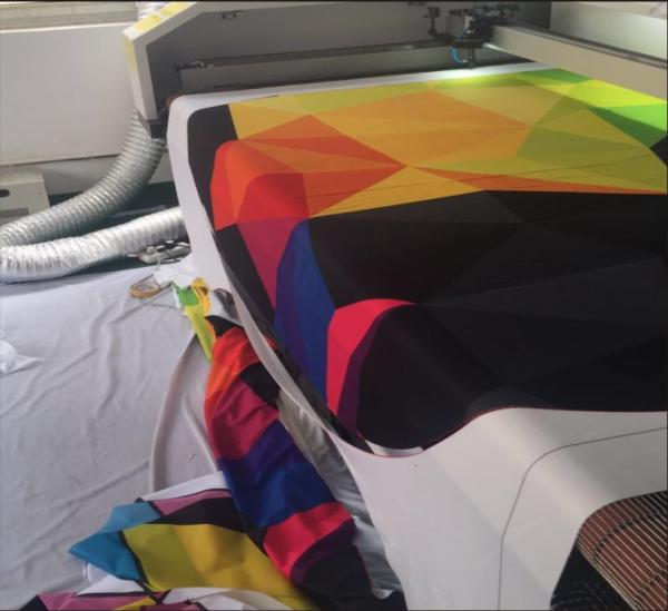 Buy cheap Large Format Laser Cutter Bed For Inflatable Castle Awning Membrane Low Energy Consumption from wholesalers