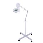 magnifying lamp floor stand magnifier led light with univeral casters 5 diopter